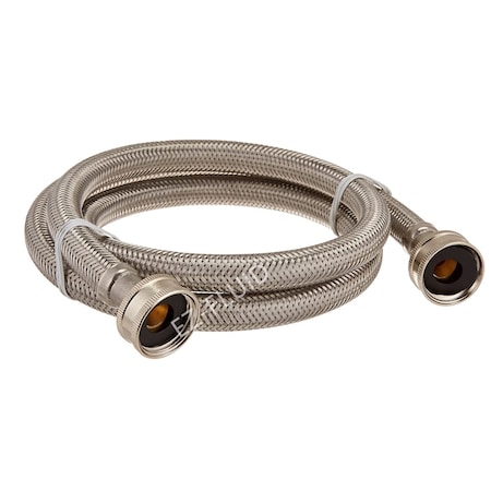 Ez-Fluid 3/4in FHT x 3/4in FHT x 60in, Washing Machine Supply Line Connector EZA9WM60